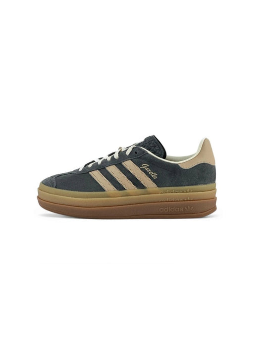 Adidas Gazelle Bold Grey Magic Beige Gum - oceanhype -