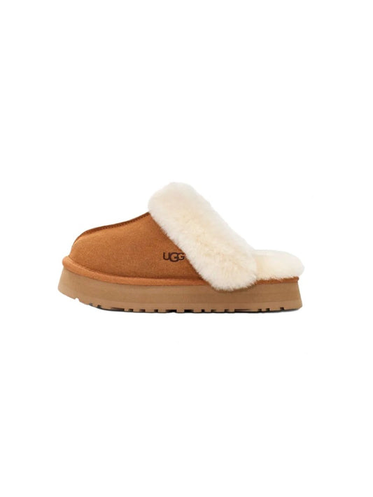 UGG Disquette Platform Slippers Chestnut - oceanhype -