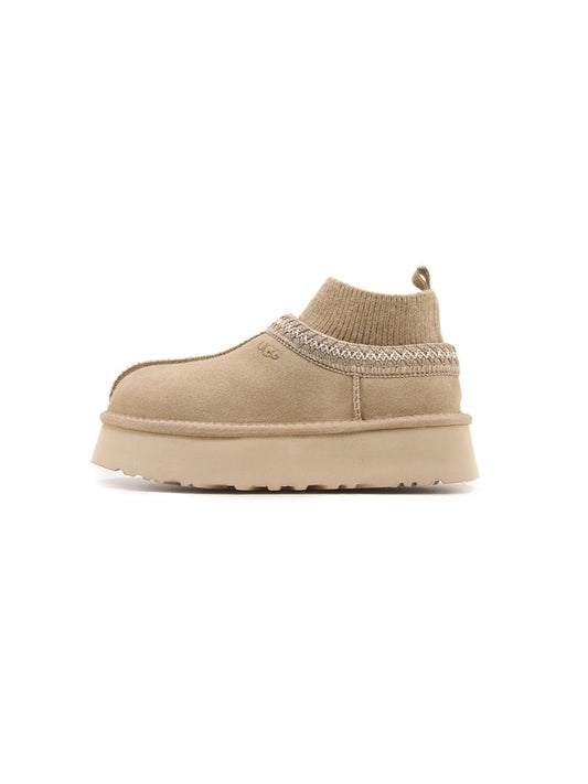 UGG Tasman Platform Sock Beige - oceanhype -