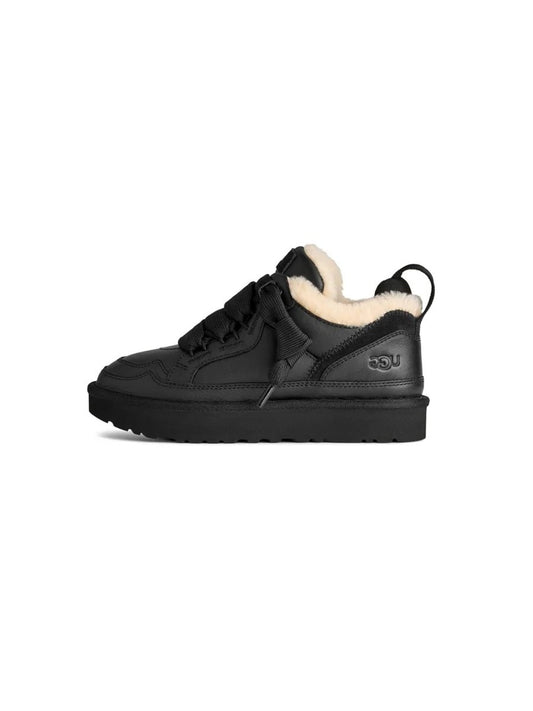 UGG Lowmel Sneaker Leather Black - oceanhype -