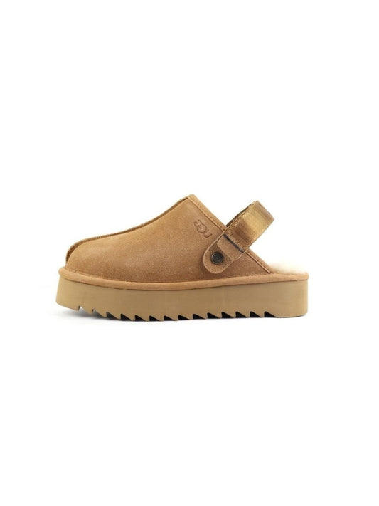 UGG Lanah Clog Chestnut Platform - oceanhype -