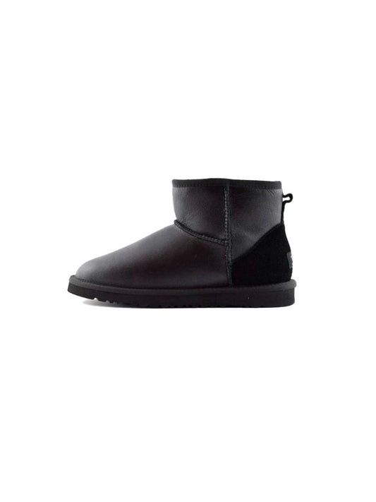 UGG Classic Mini Black Leather - oceanhype -