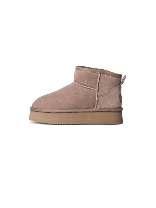 UGG Ultra Mini Platform Beige Suede - oceanhype -