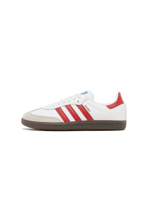 Adidas Humanrace Samba White Scarlet - oceanhype -