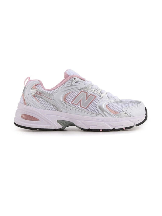 New Balance 530 White Silver Pink - oceanhype -