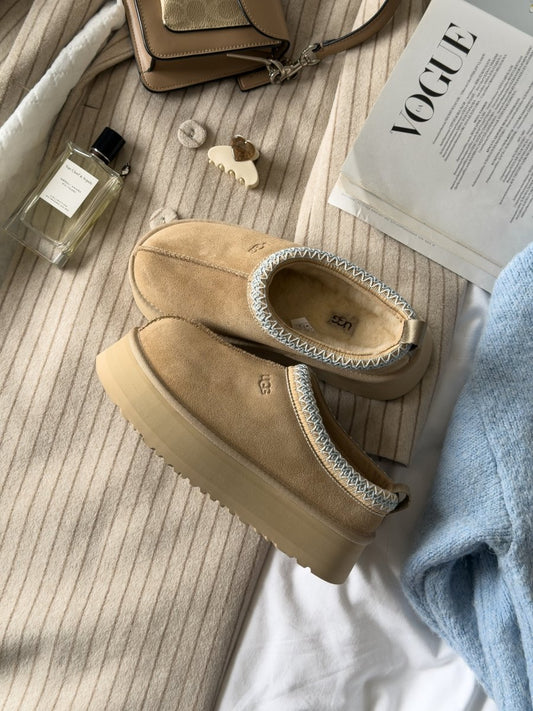UGG Tasman Platform Beige Blue - oceanhype -