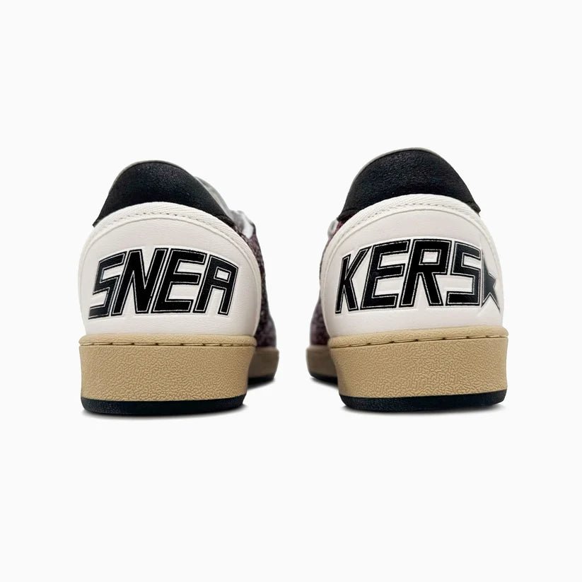 Golden Goose Ball Star Bordeaux Glitte - oceanhype -