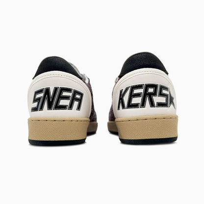 Golden Goose Ball Star Bordeaux Glitte - oceanhype -