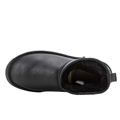UGG Mini Leather Black Platform - oceanhype - 