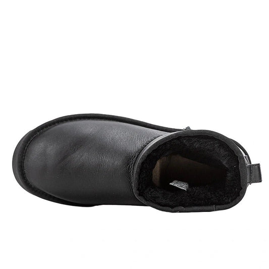 UGG Mini Leather Black Platform - oceanhype - 