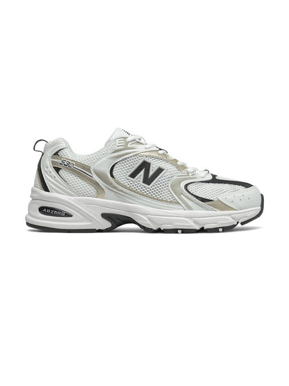New Balance 530 White Silver Gold - oceanhype - 