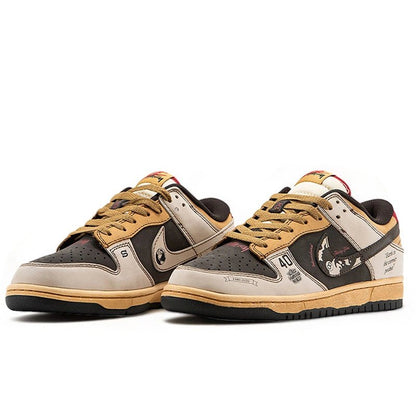 Nike SB Dunk Low x Stussy 40th Brown Grey Beige - oceanhype - 