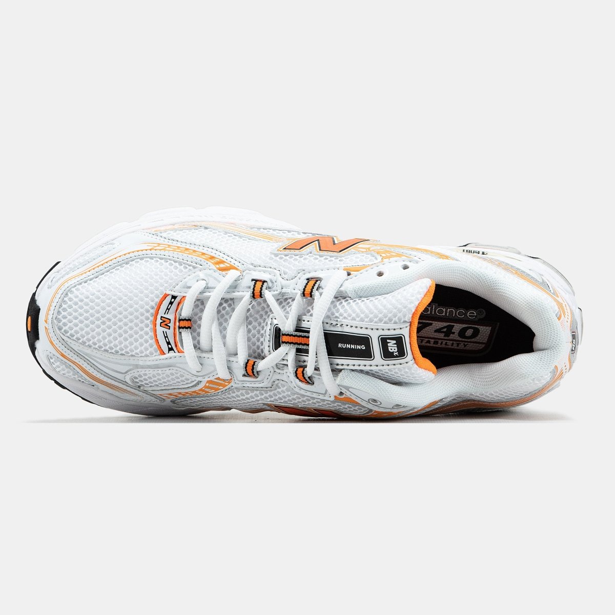 New Balance 740 White Orange - oceanhype -