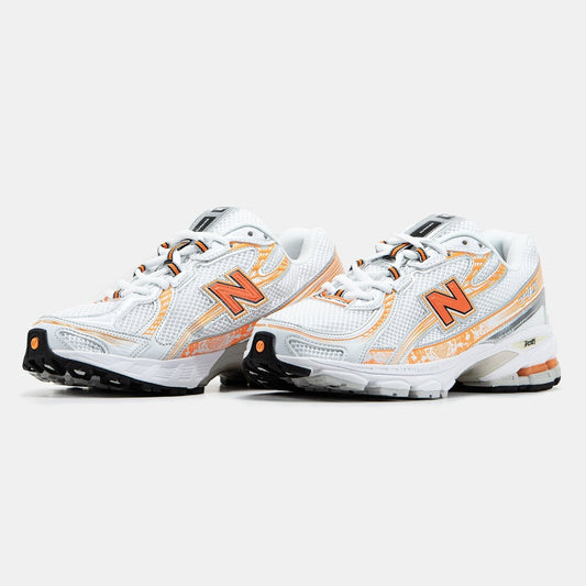 New Balance 740 White Orange - oceanhype -
