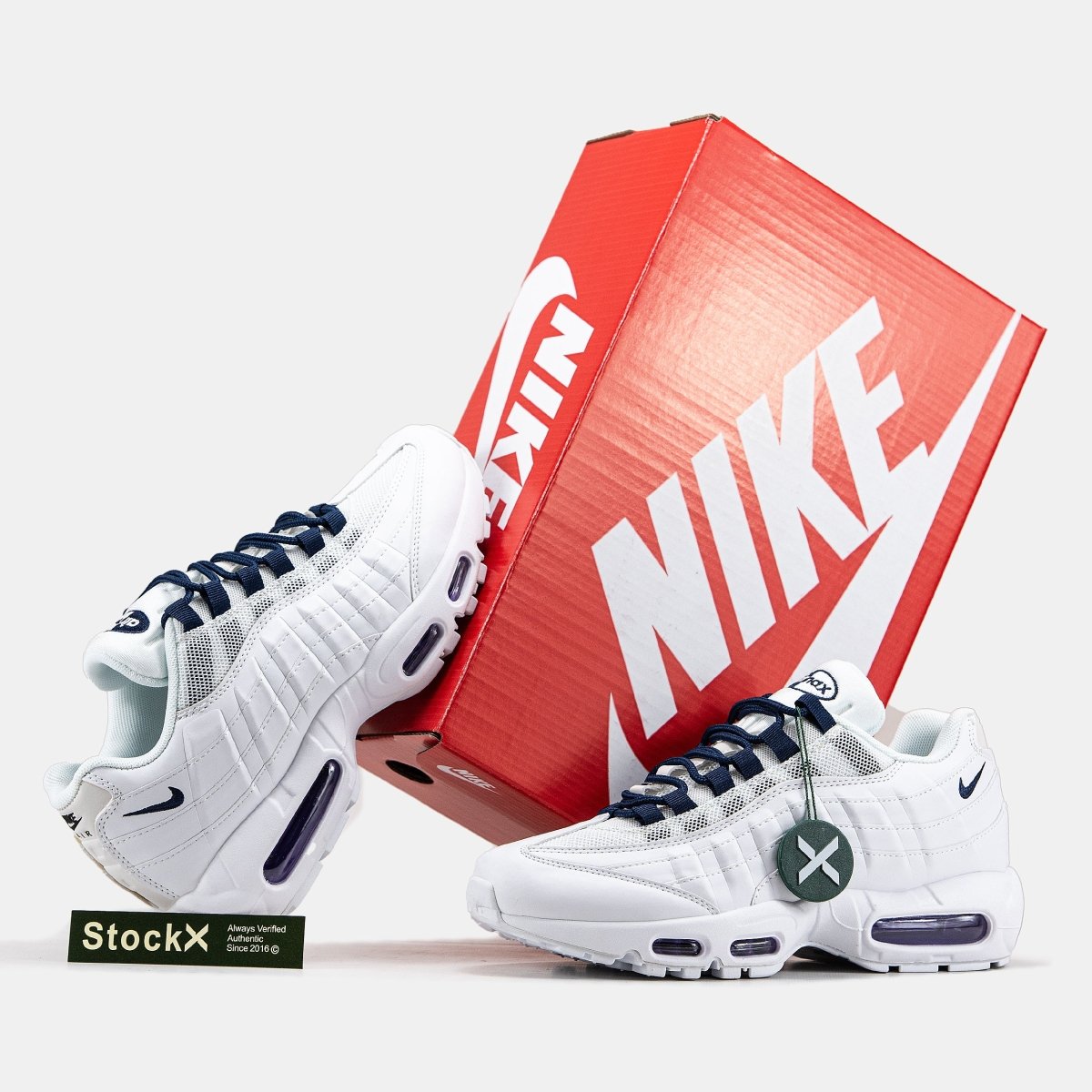 Nike Air Max 95 White Blue - oceanhype - 
