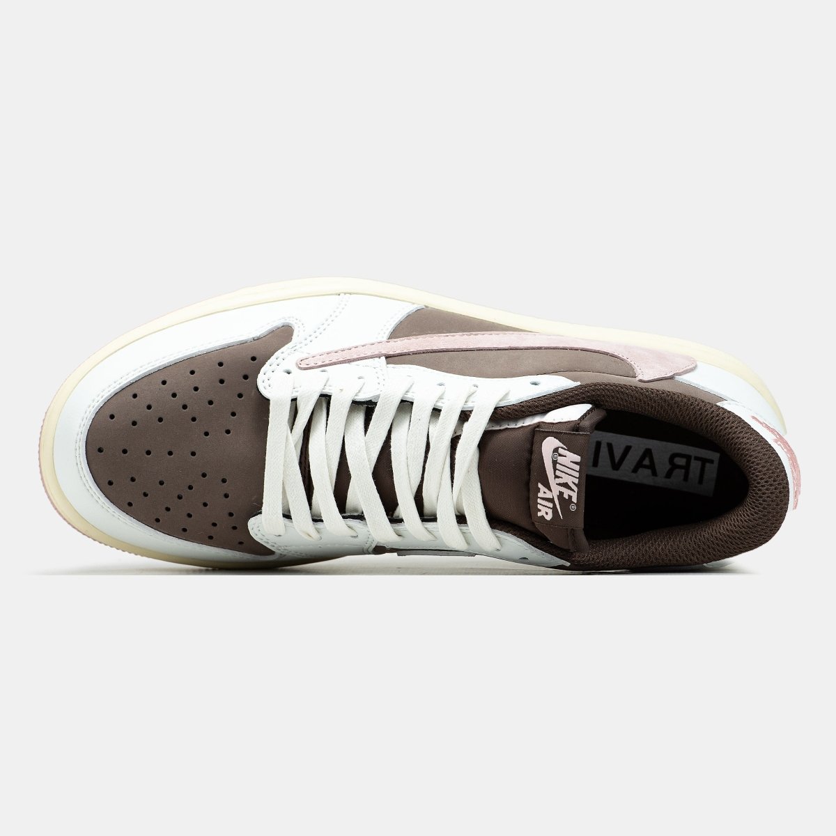 Nike Jordan 1 Low x Travis Scott White Brown Pink - oceanhype - 