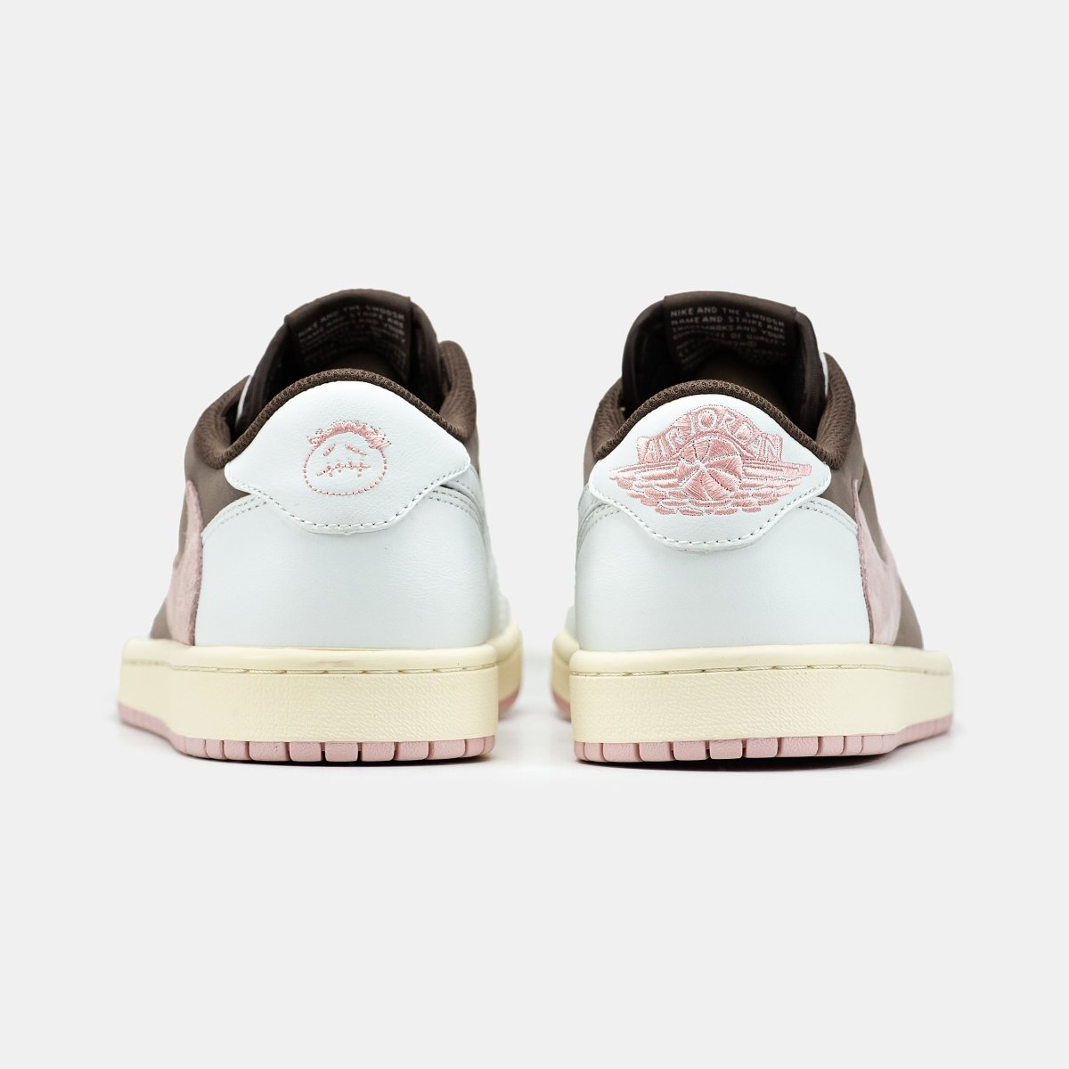 Nike Jordan 1 Low x Travis Scott White Brown Pink - oceanhype - 