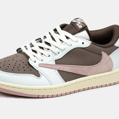 Nike Jordan 1 Low x Travis Scott White Brown Pink - oceanhype - 