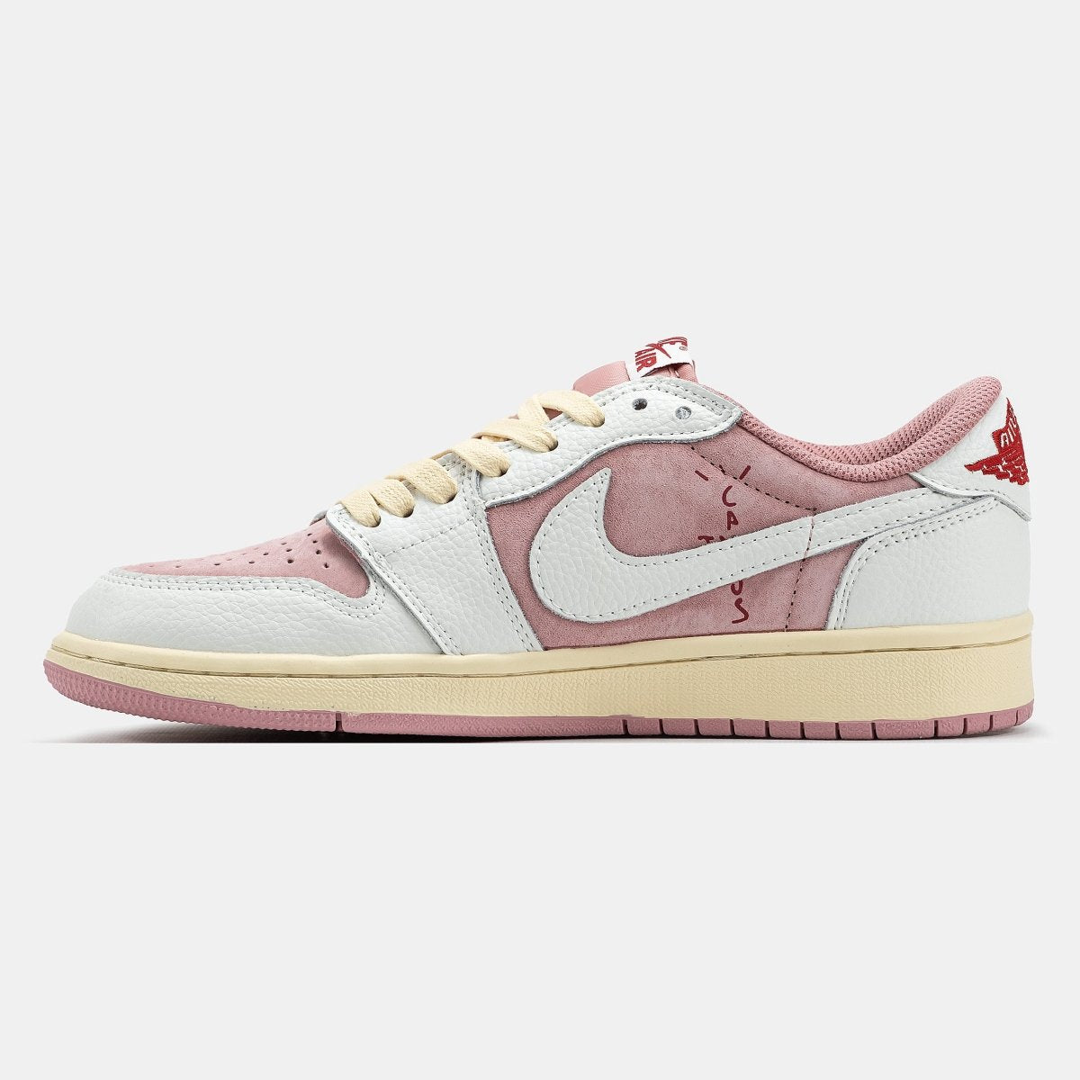 Nike Jordan 1 Low x Travis Scott Pink White Beige - oceanhype - 