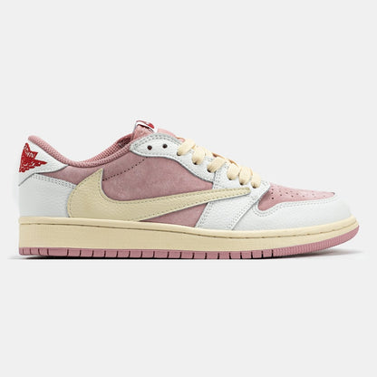 Nike Jordan 1 Low x Travis Scott Pink White Beige - oceanhype - 