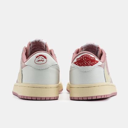 Nike Jordan 1 Low x Travis Scott Pink White Beige - oceanhype - 