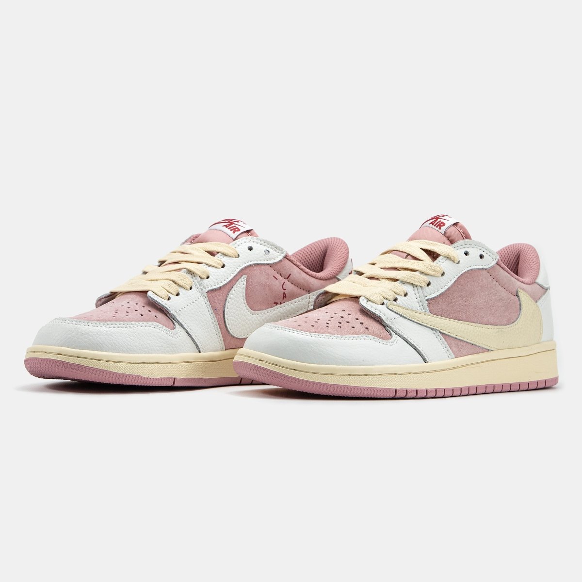 Nike Jordan 1 Low x Travis Scott Pink White Beige - oceanhype - 