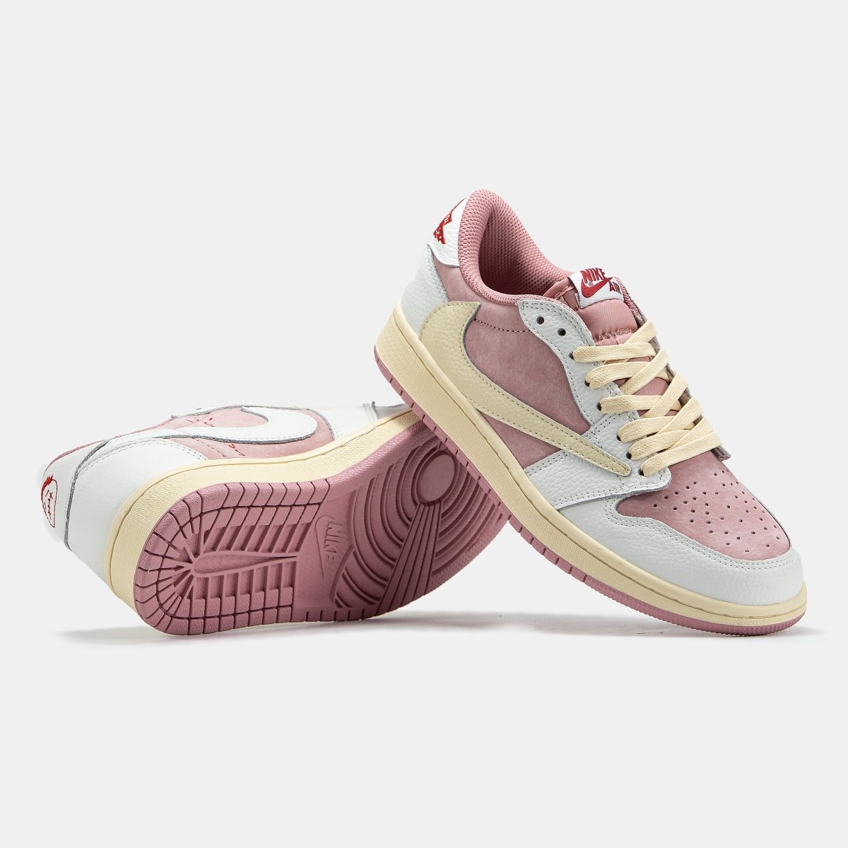 Nike Jordan 1 Low x Travis Scott Pink White Beige - oceanhype - 