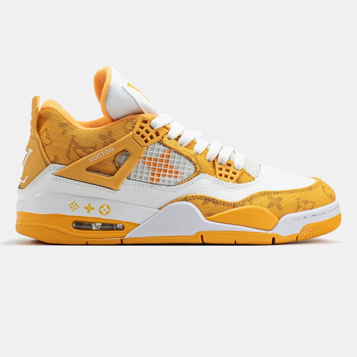 Nike Jordan 4 x Louis Vuitton White Yellow - oceanhype - 