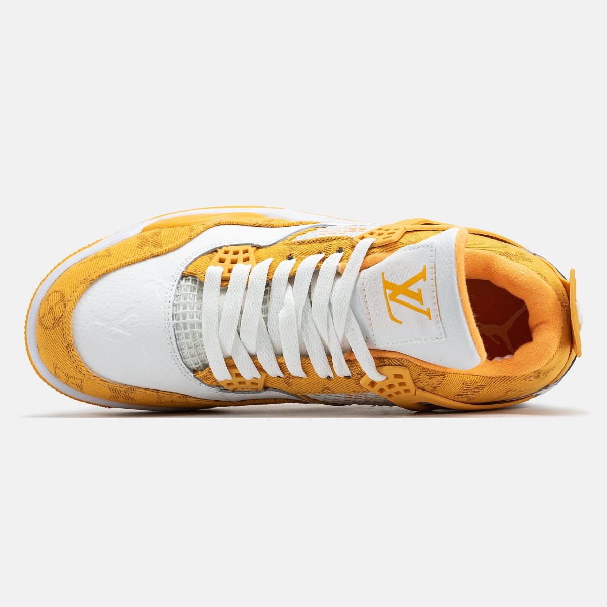 Nike Jordan 4 x Louis Vuitton White Yellow - oceanhype - 