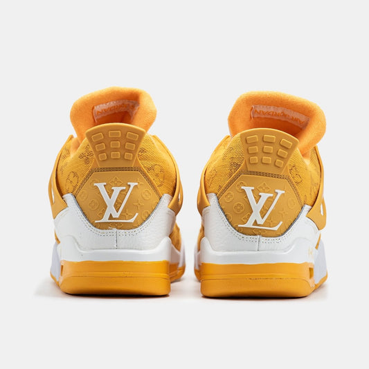 Nike Jordan 4 x Louis Vuitton White Yellow - oceanhype - 