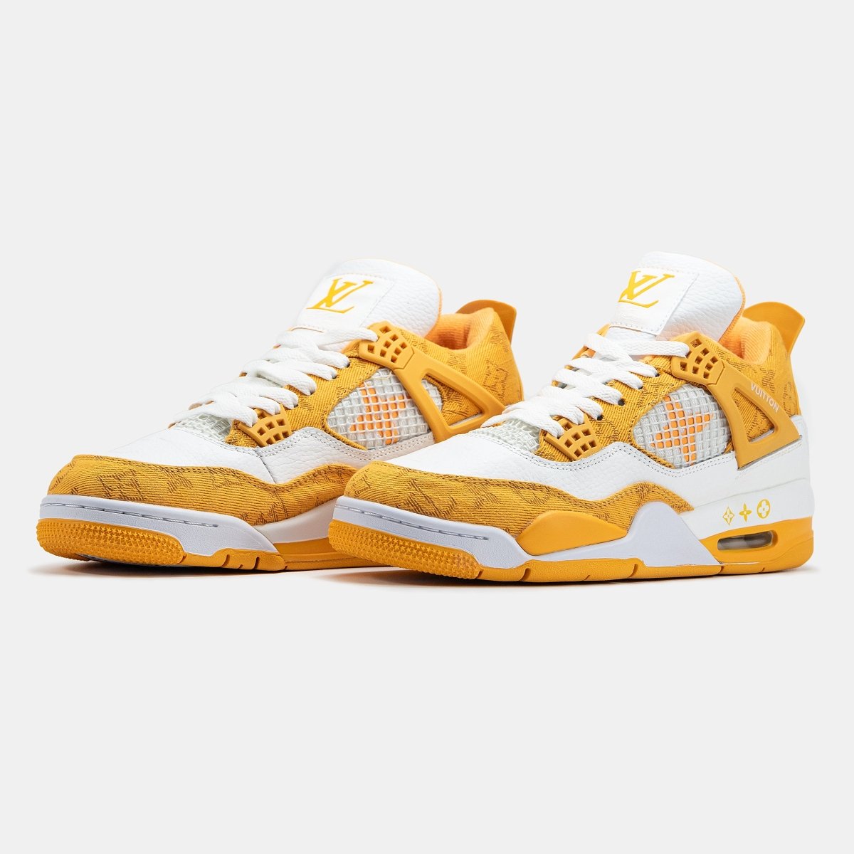 Nike Jordan 4 x Louis Vuitton White Yellow - oceanhype - 