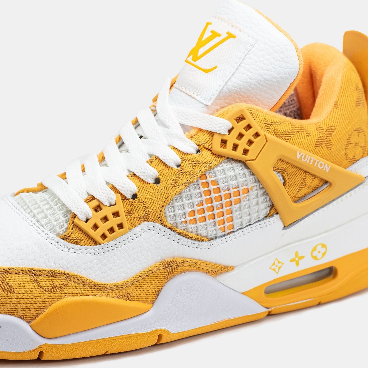 Nike Jordan 4 x Louis Vuitton White Yellow - oceanhype - 