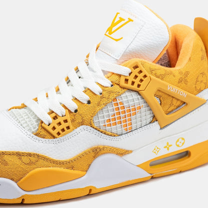 Nike Jordan 4 x Louis Vuitton White Yellow - oceanhype - 