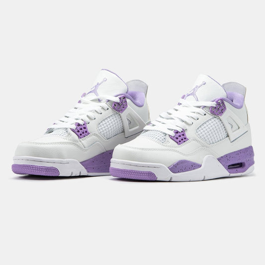 Nike Air Jordan 4 White Purple - oceanhype - 