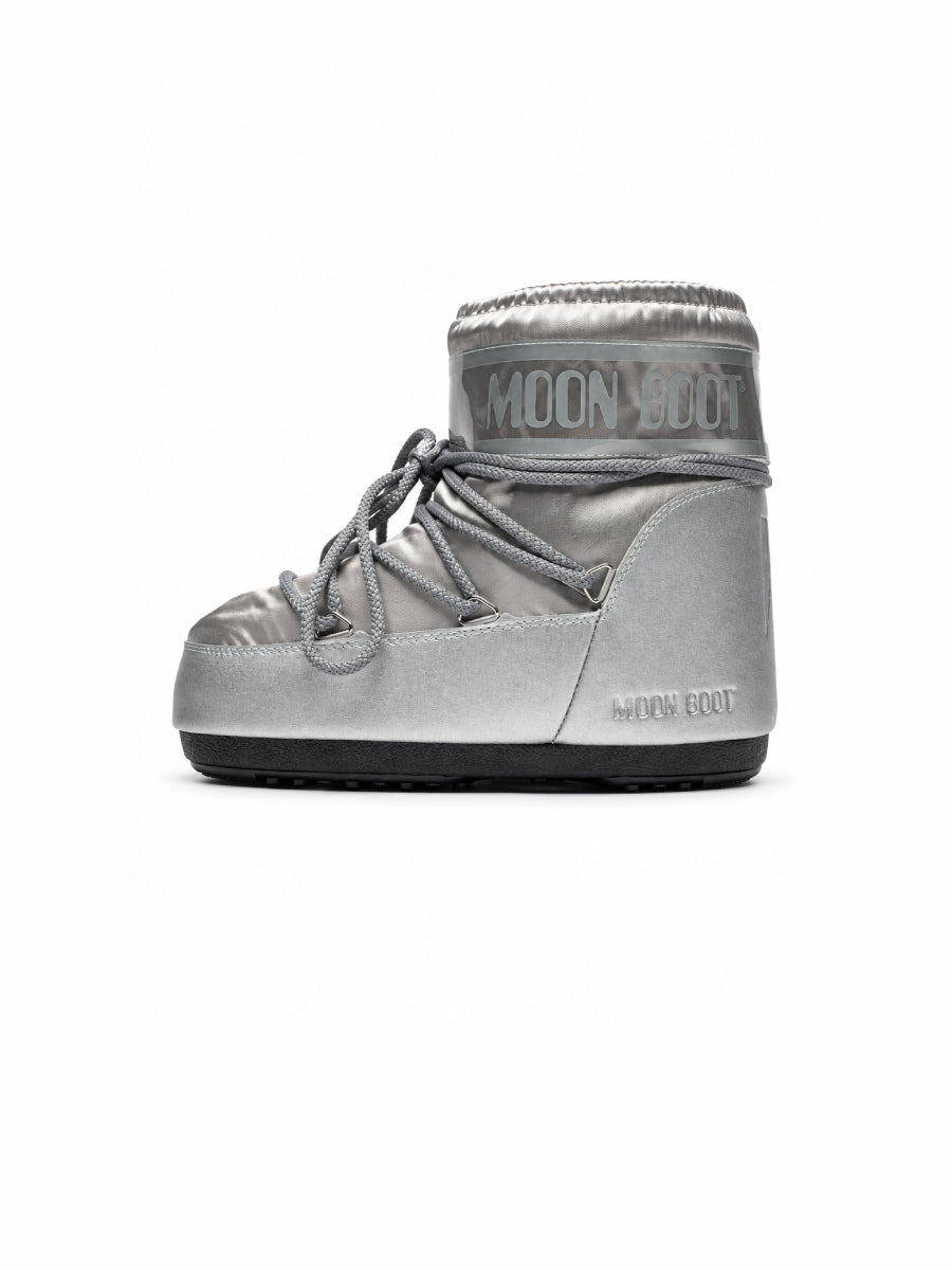 Moon Boot Icon Low Nylon Silver
