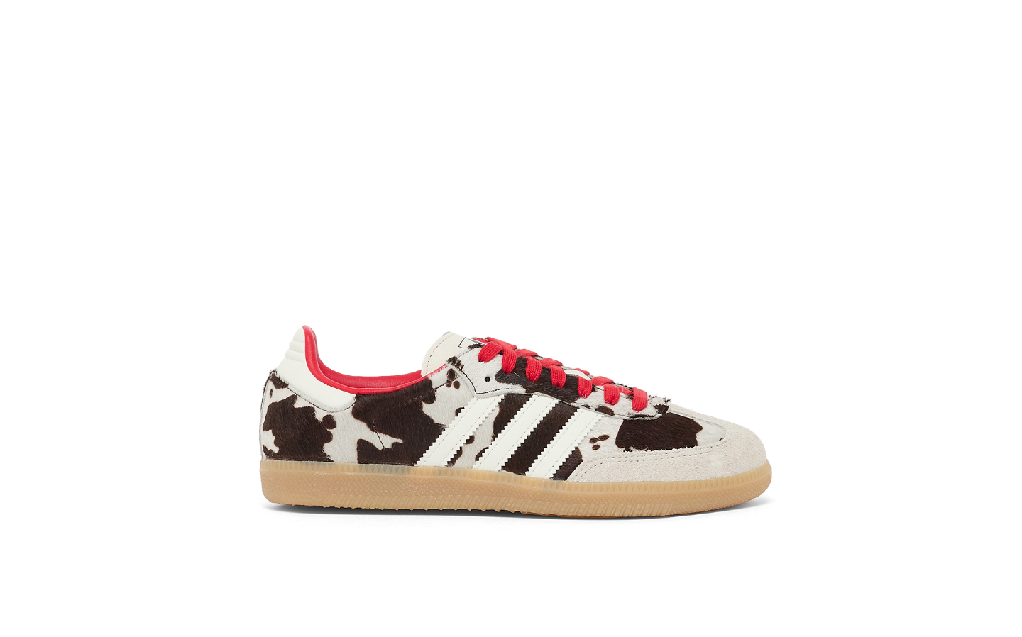 Adidas Samba OG Cow Print Beige Black Red