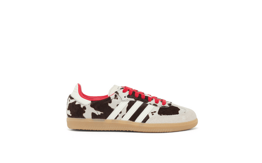 Adidas Samba OG Cow Print Beige Black Red - oceanhype -