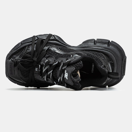 Balenciaga 3XL All Black Black Mesh and Polyurethane - oceanhype -
