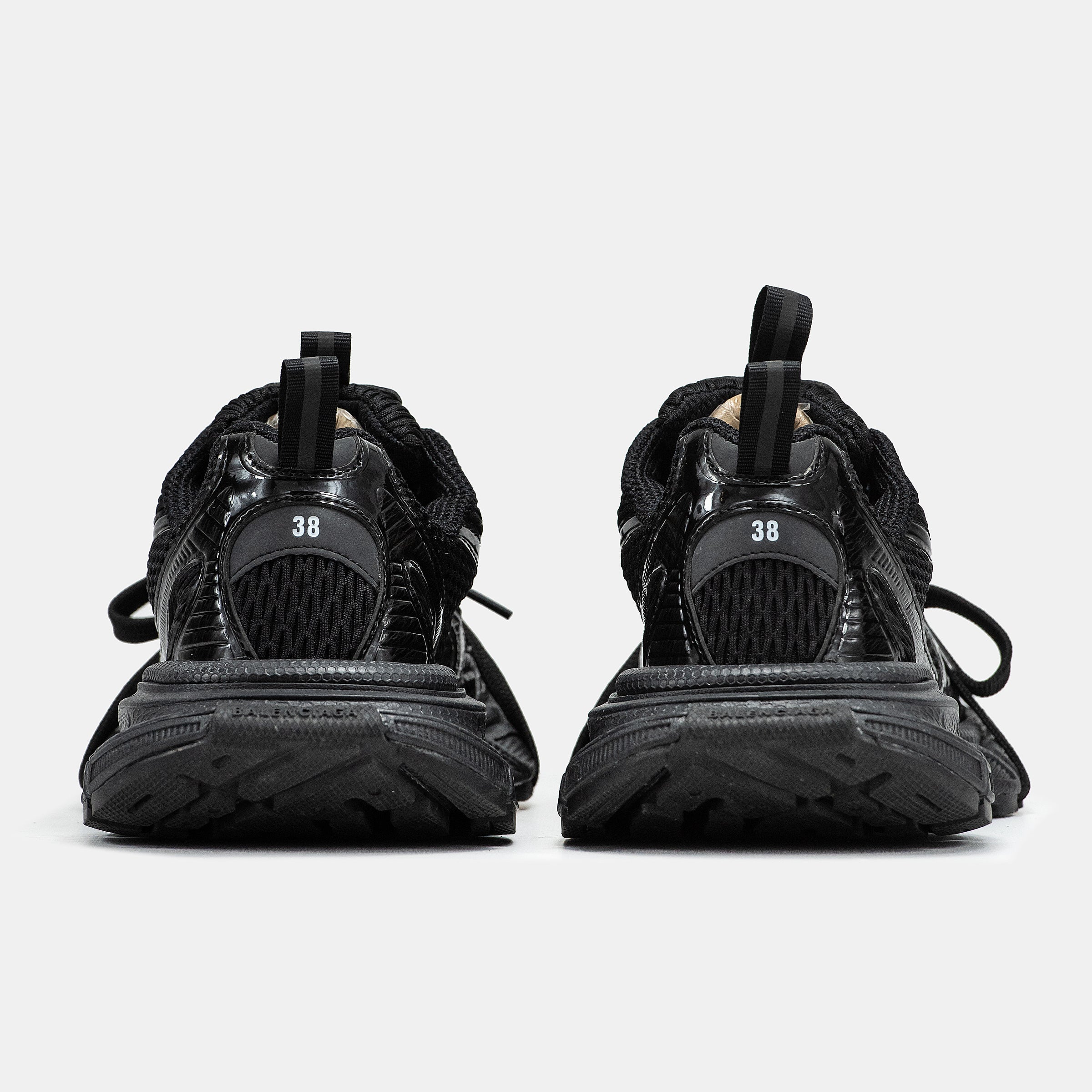 Balenciaga 3XL All Black Black Mesh and Polyurethane
