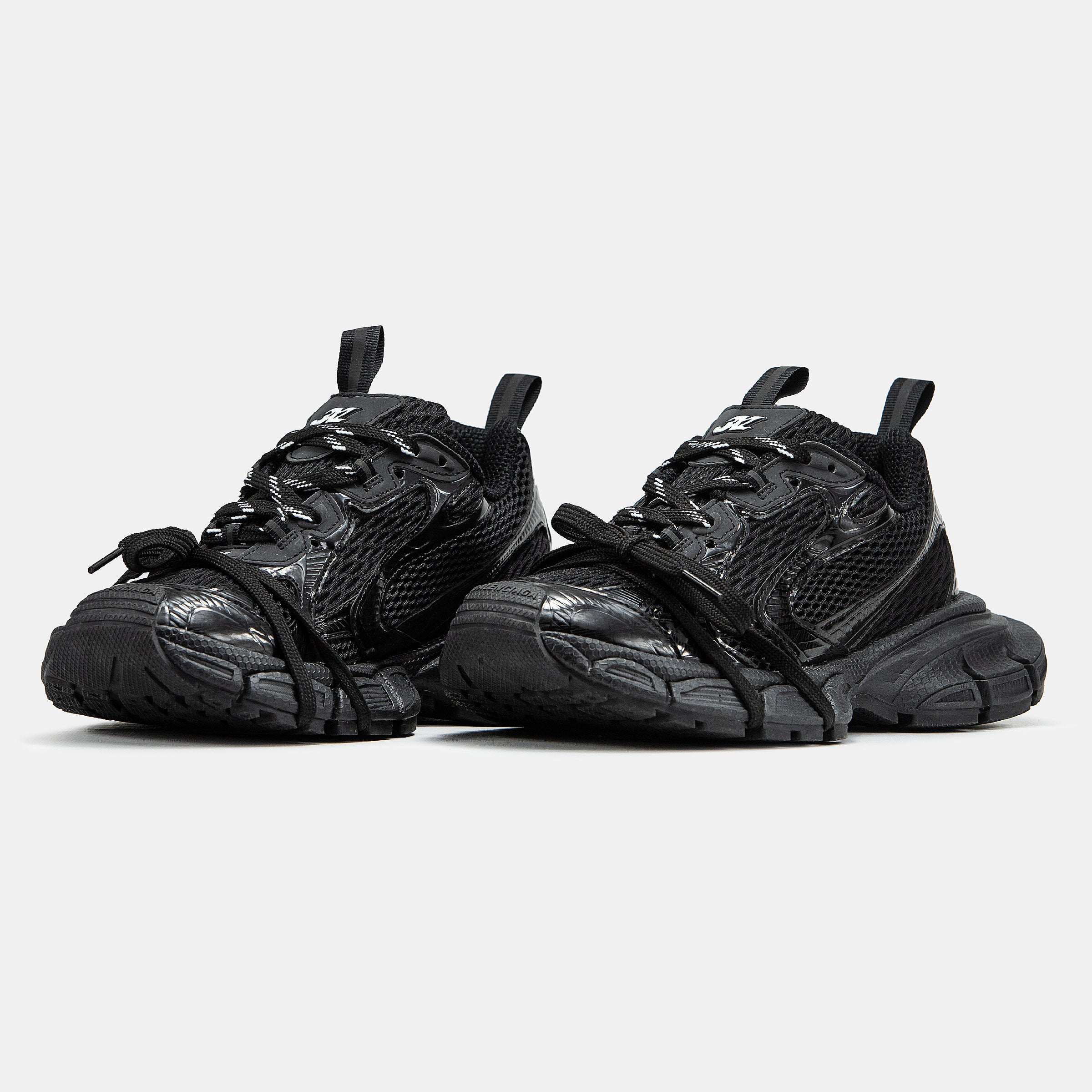 Balenciaga 3XL All Black Black Mesh and Polyurethane