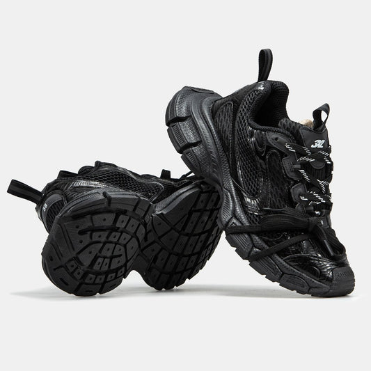 Balenciaga 3XL All Black Black Mesh and Polyurethane - oceanhype -