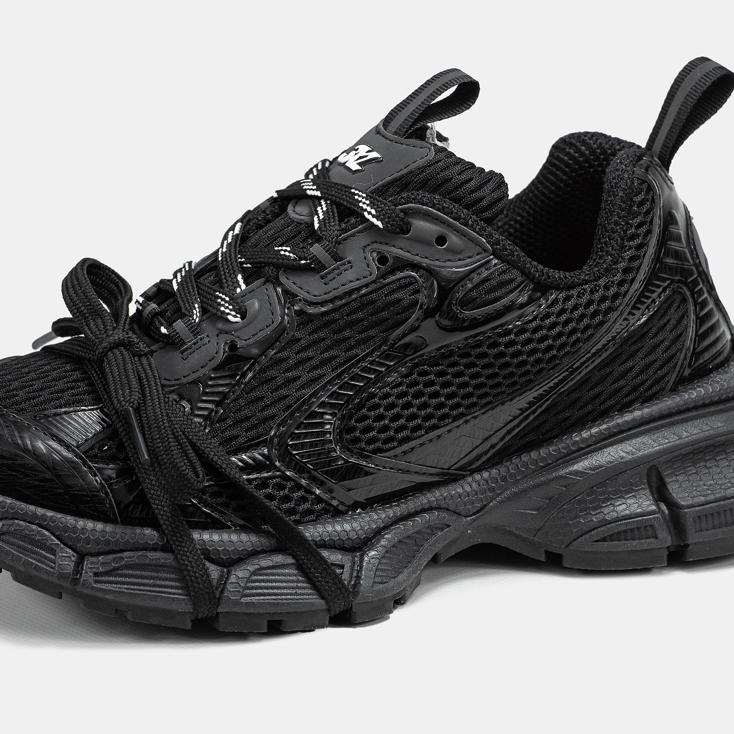 Balenciaga 3XL All Black Black Mesh and Polyurethane