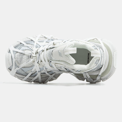 Balenciaga 3XL Extreme Lace White Silver