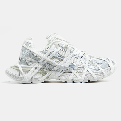 Balenciaga 3XL Extreme Lace White Silver