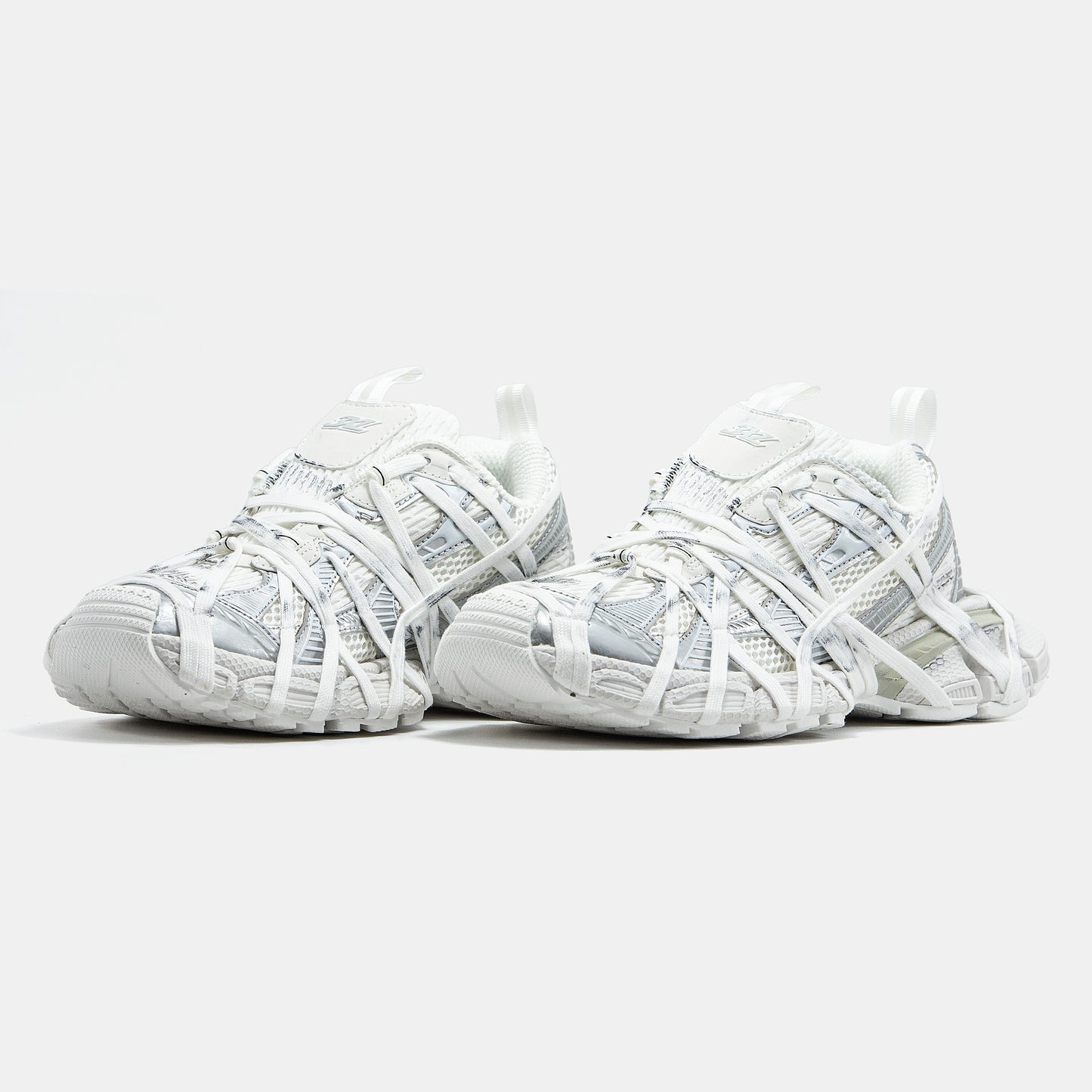 Balenciaga 3XL Extreme Lace White Silver