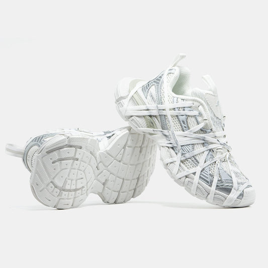 Balenciaga 3XL Extreme Lace White Silver - oceanhype -