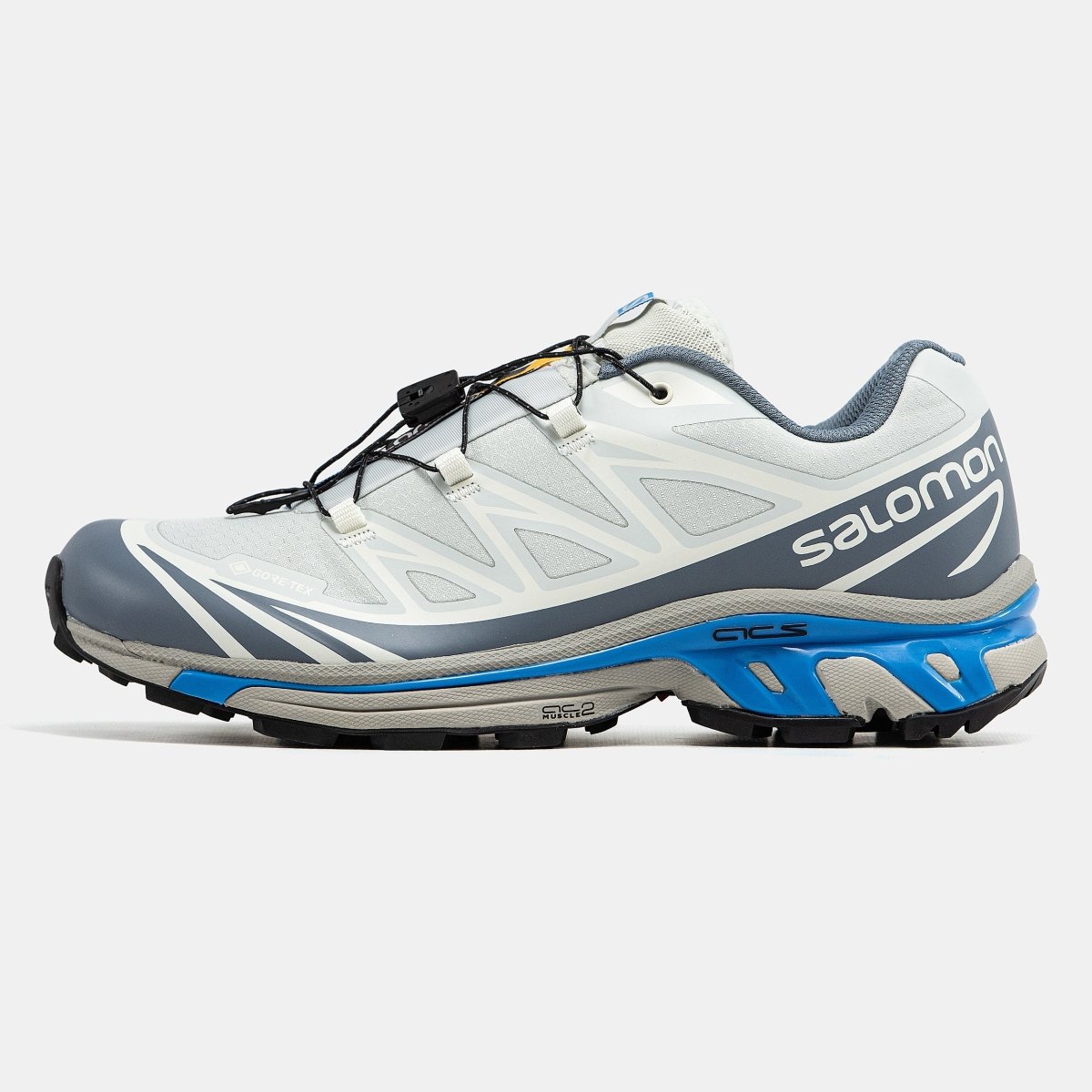 Salomon XT- 6 Soft Ground Gore-Tex White Grey Blue - oceanhype -