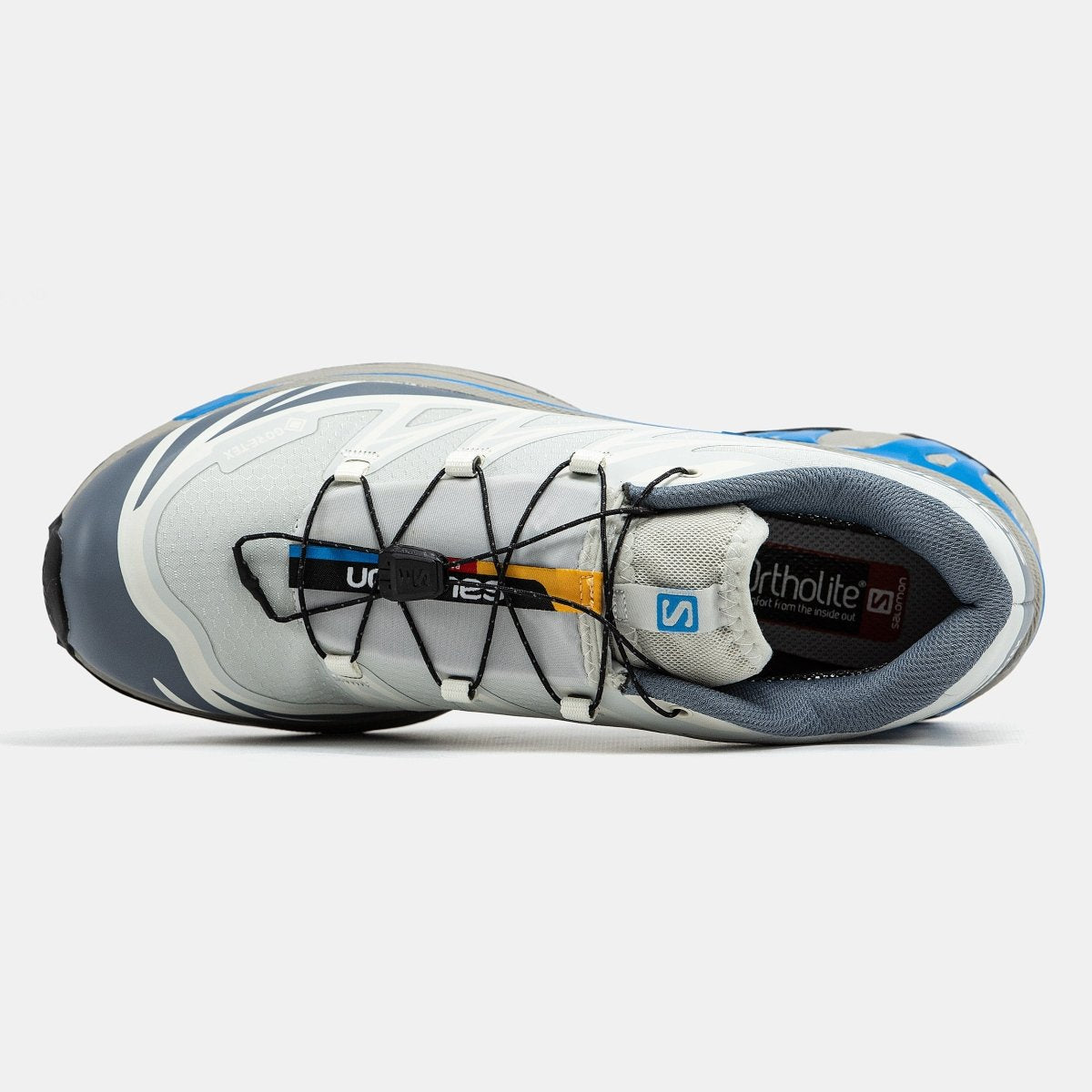 Salomon XT- 6 Soft Ground Gore-Tex White Grey Blue - oceanhype -