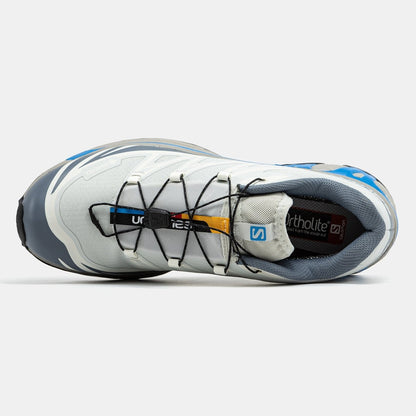 Salomon XT- 6 Soft Ground Gore-Tex White Grey Blue - oceanhype -