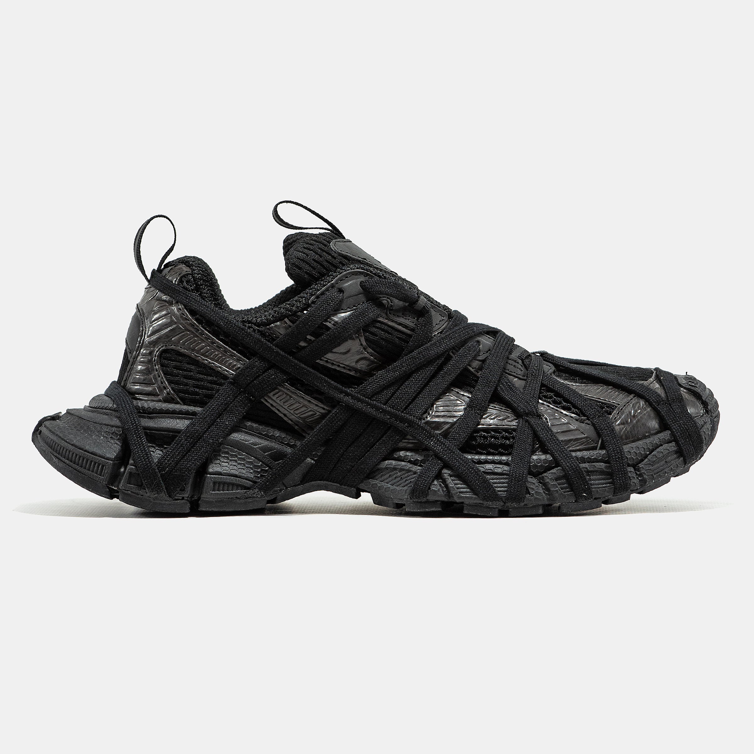 Balenciaga 3XL Extreme Lace All Black